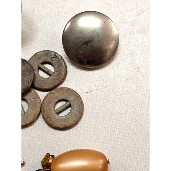 Assorted Vintage Buckles Zippers & Hardware Set For Crafting & Sewing - Picture 7 of 14